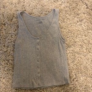 Loose grey tank top